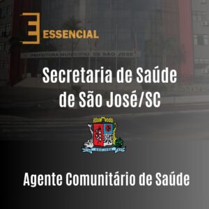 Sec. Saúde de São José/SC 2025 - Agente Comunitário de Saúde - Online Gravado